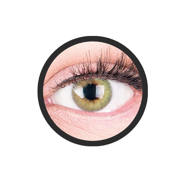 Rose groen kleurlens